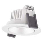 Ledvance LED-Spot Adjust Aluminium Weiß 8W 640lm 36D - 927 Extra Warmweiß | Ausschnitt 68mm - IP20 - Höchste Farbwiedergabe - Dimmbar