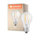 Ledvance Classic LED E27 Birne Fadenlampe Klar 6.5W 806lm - 840 Kaltweiß | Ersatz für 60W