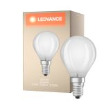 Ledvance Classic LED E14 Birne Fadenlampe Matt 2.5W 250lm - 827 Extra Warmweiß | Ersatz für 25W
