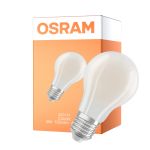 Osram Classic LED E27 Birne Fadenlampe Matt 5W 1055lm Ultra Efficiency - 840 Kaltweiß | Ersatz Für 75W