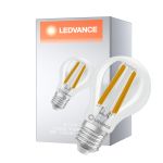 Ledvance Classic Superior LED Glühbirne E27 Birne Fadenlampe Klar 5W 1055lm - 840 Kaltweiß | Ersatz Für 75W