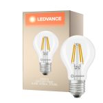 Ledvance Classic LED E27 Birne Fadenlampe Klar 3.4W 470lm - 827 Extra Warmweiß | Ersatz Für 40W
