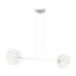 Emibig Pendelleuchte Xotic Stahl Weiß | Geeignet für 2x E27 - Max 15W