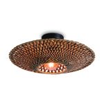 Good&Mojo Deckenleuchte Bali Bambus Schwarz S | Geeignet für 1x E27 