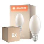 Mehrfachpackung 6x Ledvance LED Glühbirne HQL LED FIL V E40 38W 5400lm - 827 Extra Warmweiß | Ersatz Für 125W