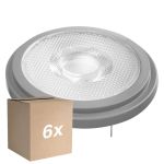 Mehrfachpackung 6x Ledvance  SUPERIOR LED-Spot Reflektor G53 AR111 7.4W 450lm 24D - 927 Extra Warmweiß | Höchste Farbwiedergabe - Dimmbar - Ersatz Für 50W
