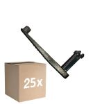 Mehrfachpackung 25x Noxion GST - Kompatibel Zugentlastung  Schwarz