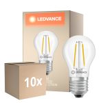 Mehrfachpackung 10x Ledvance Classic LED E27 Birne Fadenlampe Klar 1W 136lm - 827 Extra Warmweiß | Ersatz Für 15W
