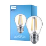 Philips Corepro LED Lustre E27 Kugel Fadenlampe Klar 4.3W 470lm - 827 Extra Warmweiß | Ersatz für 40W