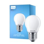 Philips Corepro LED Lustre E27 Kugel Matt 6.5W 806lm - 827 Extra Warmweiß | Ersatz für 60W