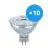Mehrfachpackung 10x Osram Performance LED-Spot Reflektor GU5.3 MR16 5W 345lm 36D - 930 Warmweiß | Höchste Farbwiedergabe - Dimmbar - Ersatz Für 35W