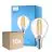 Mehrfachpackung 10x Philips Corepro LED Lustre E14 Kugel Fadenlampe Klar 6.5W 806lm - 827 Extra Warmweiß | Ersatz Für 60W
