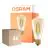 Mehrfachpackung 4x Osram Vintage 1906 LED E27 Edison Fadenlampe Gold 7.2W 806lm - 824 Extra Warmweiß | Ersatz Für 60W