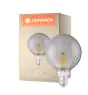 Ledvance Smart+ Wifi E27 Globe Classic Fadenlampe Smoke 6W 540lm - 825 Extra Warmweiß | Dimmbar - Ersatz für 50W