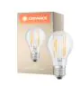 Ledvance Classic LED E27 Birne Fadenlampe Klar 7.5W 1055lm - 940 Cool white | Höchste Farbwiedergabe - Dimmbar - Ersatz für 75W