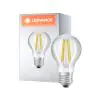 Ledvance Classic Superior LED Glühbirne E27 Birne Fadenlampe Klar 13.8W 1521lm - 927 Extra Warmweiß | Höchste Farbwiedergabe - Dimmbar - Ersatz für 100W