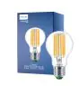 Philips MASTER LED Glühbirne Ultra Efficient E27 Birne Klar 5.2W 1095lm - 827 Extra Warmweiß | Ersatz für 75W