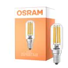 Osram LED Special E14 Tubular Glühbirne T26 Fadenlampe Klar 4.9W 730lm - 827 Extra Warmweiß | Ersatz Für 55W