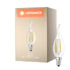 Ledvance Classic LED E14 Kerze Fadenlampe Klar 4W 470lm - 827 Extra Warmweiß | Ersatz für 40W