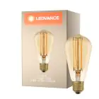 Ledvance Vintage 1906 LED E27 Edison Gold 5.8W 470lm - 822 Extra Warmweiß | Dimmbar - Ersatz Für 40W