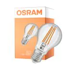 Osram Classic LED E27 Birne Fadenlampe Klar 7.3W 806lm - 827 Extra Warmweiß | Bewegungs- Und Lichtsensor - Ersatz Für 60W