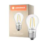 Ledvance Classic LED E27 Birne Fadenlampe Klar 1W 136lm - 827 Extra Warmweiß | Ersatz Für 15W