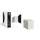 D'Lite Wandleuchte Vrebos Aluminium Weiß | IP56 - Geeignet Für 1x GU10 