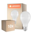 Mehrfachpackung 10x Ledvance Classic LED E27 Birne Matt 20W 2452lm - 827 Extra Warmweiß | Dimmbar - Ersatz Für 150W