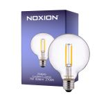 Noxion Lucent LED E27 Globe Fadenlampe Klar 7W 806lm - 827 Warmweiß | Ersatz Für 60W
