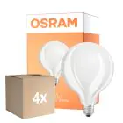 Mehrfachpackung 4x Osram Retrofit LED E27 Globe Fadenlampe Matt 11W 1521lm - 827 Extra Warmweiß | Ersatz Für 100W