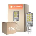 Mehrfachpackung 10x Ledvance Performance LED Kapsel Klar G9 4W 470lm - 827 Extra Warmweiß | Dimmbar - Ersatz Für 40W