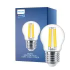 Philips Master Value LED Lustre E27 Kugel Fadenlampe Klar 3.4W 470lm - 927 Extra Warmweiß | Höchste Farbwiedergabe - Dimmbar - Ersatz für 40W