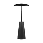 Eglo Tischlampe Piccola Stahl Schwarz 2W 270lm - 824-830-840 CCT | IP54 - Touch Dimmbar - USB-C