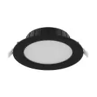 Noxion LED Downlight Hera Eben Einbau Schwarz 21W 2400lm 100D - 827-830-840 CCT | 214mm - Ausschnitt 200mm