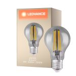 Ledvance Smart+ Wifi E27 Poire Classic Filament Fumée 6W 540lm - 825 Blanc Très Chaud | Dimmable - Équivalent 50W