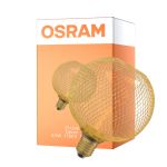 Osram Decor Spiral E27 Globe Filament Dorée 3.5W 170lm - 818 Blanc Très Chaud | Dimmable - Équivalent 15W