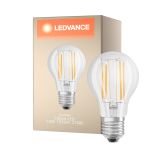 Ledvance Classic LED E27 Poire Filament Claire 7.5W 1055lm - 827 Blanc Très Chaud | Dimmable - Équivalent 75W