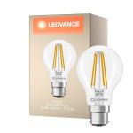 Ledvance Classic LED B22 Poire Filament Claire 5.9W 806lm - 827 Blanc Très Chaud | Équivalent 60W