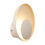 Nordlux Marsi Applique Murale Métal et PMMA Beige 7W 160lm - 830 Blanc Chaud | 3 Niveaux De Gradation Dimmable