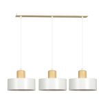 Emibig Suspension Luminaire Torin Acier Blanc | Convient pour 3x E27 - Max 15W