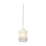 It's about RoMi Suspension Luminaire Verona Verre Blanc | Convient pour 1x E27 