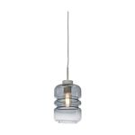 It's about RoMi Suspension Luminaire Verona Verre Gris | Convient pour 1x E27 