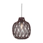 Good&Mojo Suspension Luminaire Mendoza Bambou Burgundy L | Convient pour 1x E27 