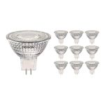 Lot 10x Noxion Spot LED GU5.3 MR16 4.4W 345lm 36D - 840 Blanc Froid | Dimmable - Équivalent 35W