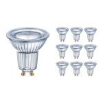Lot 10x Osram Performance Spot LED Réflecteur GU10 PAR16 4.3W 350lm 120D - 830 Blanc Chaud | Équivalent 30W