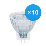 Lot 10x Osram Performance Spot LED Réflecteur GU4 MR11 4.2W 345lm 36D - 827 Blanc Très Chaud | Équivalent 35W