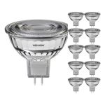 Lot 10x Noxion Spot LED GU5.3 MR16 7.5W 621lm 36D - 827 Blanc Très Chaud | Dimmable - Équivalent 50W