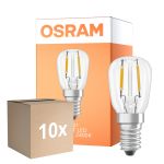Lot 10x Osram Special T LED E14 Tubular Filament Claire 1.6W 70lm - 824 Blanc Très Chaud | Équivalent 5W