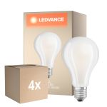 Lot 4x Ledvance  Classic LED E27 Poire Filament Dépolie 24W 3452lm - 840 Blanc Froid | Équivalent 200W