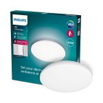 Philips LED Plafonnier Izso Blanc 40W 4300lm - 827-865 Variable Blanc | Dimmable - Télécommande